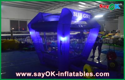 China Customized Inflatables Lighting Protable Inflatable Cash Cube Money Booth Game For Promotional for sale