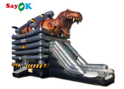 中国 子供の膨脹可能なスライドはサイズの子供の恐竜の膨脹可能なスライドのための商業膨脹可能な跳ね上がりのスライドをカスタマイズした 販売のため