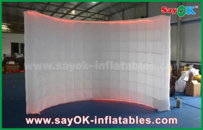 China Photo Booth Wedding Props 3x1.5x2.3m Wedding Inflatable Lighting Photo Booth  Shell Cabinet For Party for sale