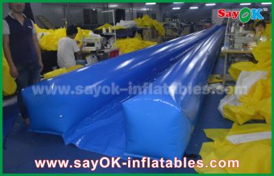 China Pista de decolagem inflável longa gigante do PVC que corre seguindo a esteira do ar da ginástica à venda