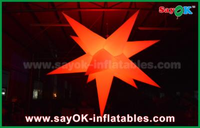 China Estrela inflável gigante da decoração colorida portátil com cor 16 diferente à venda