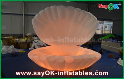 China Popular Valentine Outdoor Inflatable Decorations For Engagement Event Inflable Ocean Themed Shell for sale