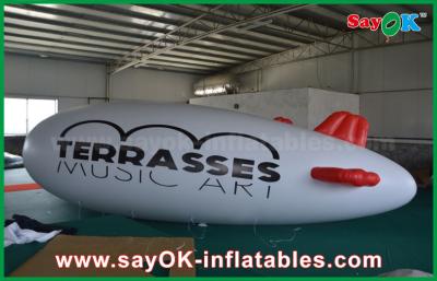 中国 0.2mm ポリ塩化ビニールの注文のロゴの膨脹可能なヘリウムの気球 5m のヘリウムのツェッペリン型飛行船の飛行機 販売のため