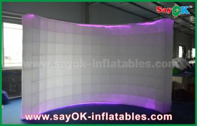China Photo Booth Props Led Strip Lighting Inflatable Wall Photo Booth Wedding For Rental 1 - 3 Years Warranty for sale