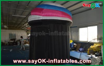 China Advertising Booth Displays DIA 2.5m Customized Inflatable Booth Tent , PVC Photo Booth Tent Durable for sale