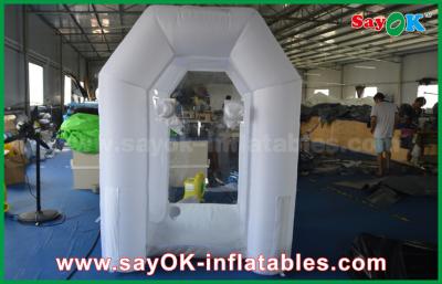 China Mini cabine inflável de iluminação conduzida portátil do dinheiro para o divertimento 2 anos de garantia à venda