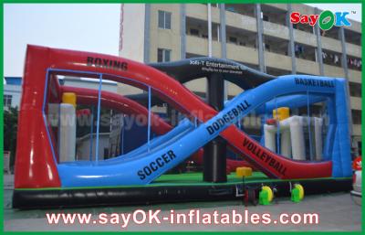 China Giant Inflatable Games Waterproof Amusement Inflatable Sports Games Inflatable Football Field For Festivals for sale