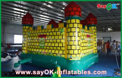 China Tabla de limitación de salto inflable del trampolín de la gorila del castillo del PVC del artículo 0.45m m en venta