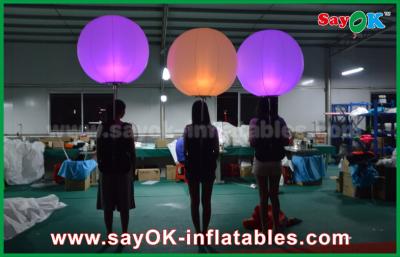 China 1m DIA Inflatable Lighting Decoration Balloon With Color Changing LED Light for sale