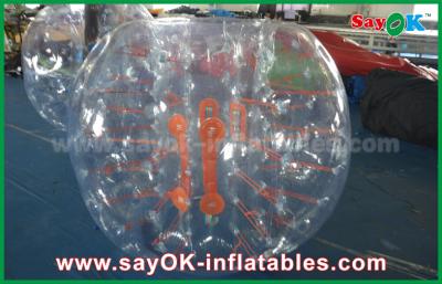 China Wrecking Ball Inflatable Game Adult 1.5m DIA Inflatable Zorb Ball , Transparent Human Bubble Soccer TPU / PVC for sale