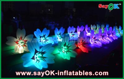 Chine Épouser la chaîne de fleur menée gonflable romantique, décorations gonflables extérieures à vendre