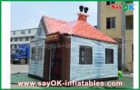 Chine Barre gonflable géante adaptée aux besoins du client Plub de Chambre de PVC de 5 x de 4m avec la fenêtre/cheminée à vendre