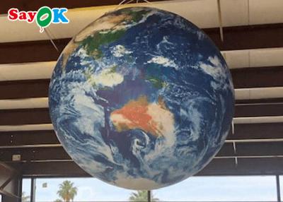 China Event Decoration Nine Planets Inflatable Earth With LED Light Planet Balloon for sale