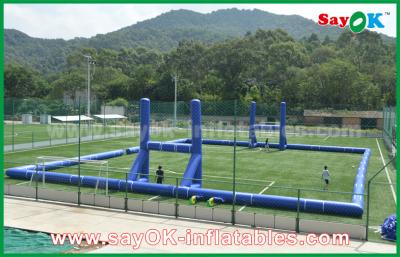 China Football Inflatable Games Giant Outside PVC Tarpaulin Inflatable Soccer / Football Field Court CE Standard for sale