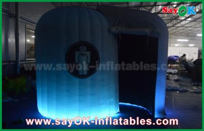 China Tienda móvil de la bóveda de la cabina de la foto de la pintura inflable con agua impresa logotipo - tejado en venta