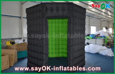 China Inflatable Photo Studio White / Black Octagon Inflatable Photo Booth With Strong Wind Resistant 16 Kg for sale