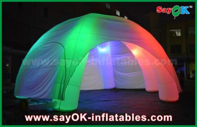 China Inflatable Nightclub 5 Legs LED Lighting Inflatable Spider Inflatable Dome Tent With CE / UL Blower for sale