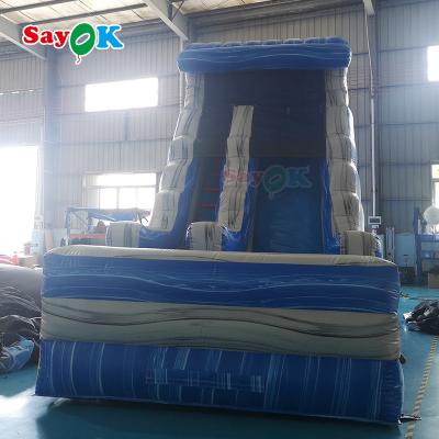 China Inflatable Bounce Slide Commercial Tropical Water Slide Inflatable Outdoor Bouncy Jumping Castle House for sale