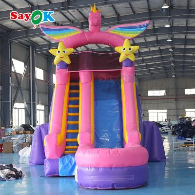 China Giant Inflatable Slide Commercial Water Park Jumper Inflatable Bounce House For Kid Party Combo With Slide for sale