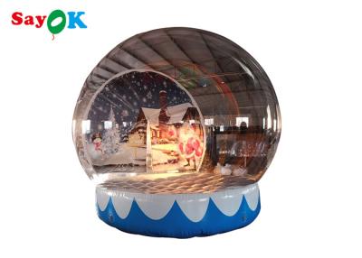 China Customized Snow Globe Crystal Ball Inflatable Bubble Tent For Shopping Mall for sale