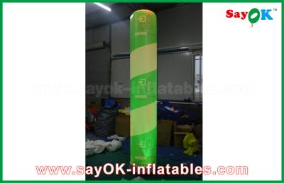 China Custom Led Light Inflatable Pillar , Outdoor Inflatable Decorations With 600D Pvc / Nylon for sale