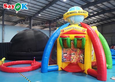 China Inflatable Ball Game Giant Inflatable Sports Games Funny Commercial Inflatable Basketball Shooting Game for sale
