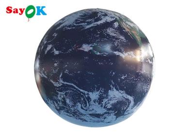 China OEM PVC Inflatable Earth Globe For Advertising Blow Up Planet Ball for sale