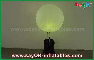 China Windundurchlässiger aufblasbarer Beleuchtungs-Dekorations-Rucksack-Nylonball mit LED-Licht für die Werbung zu verkaufen