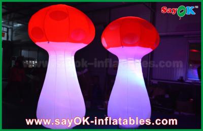China Stage Decoration Giant Inflatable LED Mushroom Lighting For Wedding / Event for sale