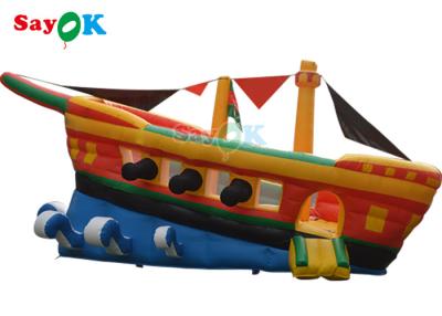 China Fire Retardant Inflatable Pirate Ship Combo Party Bounce House Inflatable Boat Castle Ship Slide for sale
