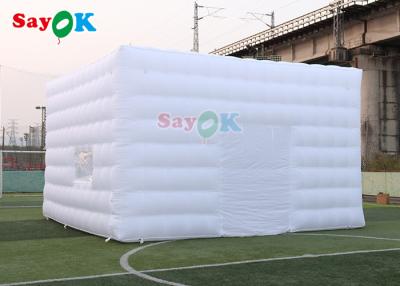 China LED Light Inflatable Cube Tent Event Wedding Tents House Nightclub For Rental for sale