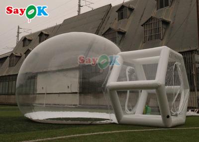 China Casa inflable clara de la tienda de la burbuja de la tienda de campaña de la burbuja del túnel al aire libre en venta
