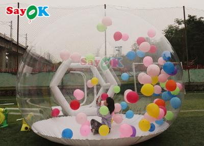 China Kids Party Clear Igloo Dome Carpa inflable de burbujas en alquiler Crystal Inflable Bubble Balloons House en venta