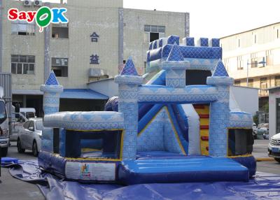 China 1000D Inflatable Theme Park Bounce House Commercial Castle Playground for sale