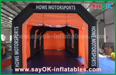 China 8 X 4m Big PVC Commercial Grade Inflatables Car Spray Booth For Waterproof for sale