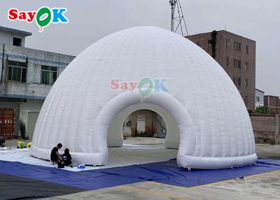 China Giant Fire Proof Inflatable Dome Tent For Advertising Inflatable Igloo Dome Tent Structure for sale