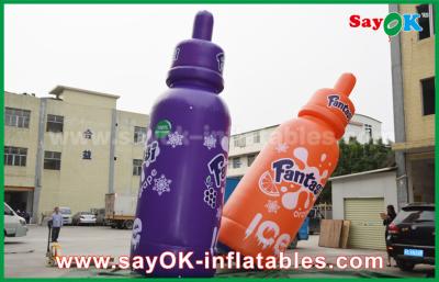 China Advertising Custom Inflatable Products Giant Inflatable Baby Feeder Drink Bottle for sale