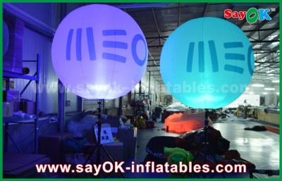 China Advertising 1.5m DIA Tripod Standing Inflatable Balloon / Ball With LED Light for sale