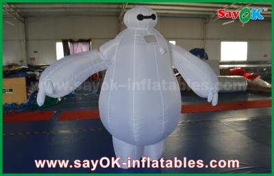 China Advertising Inflatable Inflatable Baymax Mascot Costume / Inflatable Robot Baymax For Kids Amusement Park for sale