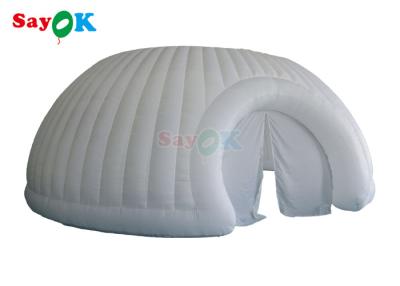 China Barraca inflável publicitária para letreiro panorâmico cúpula inflável branca para casamento à venda