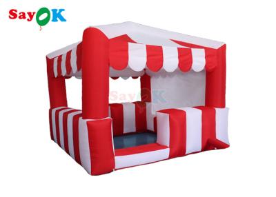 China PVC Tarpaulin Inflatable Concession Booth Inflatable Kiosk Carnival Treat Shop for sale