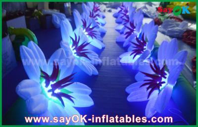 China Inflatable Flower Chain Decoration / Wedding Stage Inflatable Light Decoration for sale