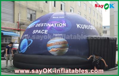 China Waterproof Full Print Mobile Planetarium Inflatable Dome Tent With Star for sale