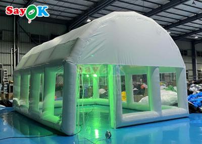 中国 TPU 充気泡ドームビルディング 覆われた空気カバー 水テント 23x18フィート 販売のため