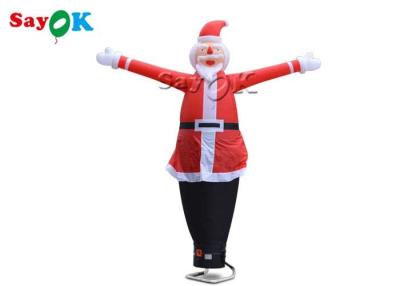 China Inflatable Wacky Waving Tube Man Bauble Advertising 10m Inflatable Christmas Air Dancer for sale