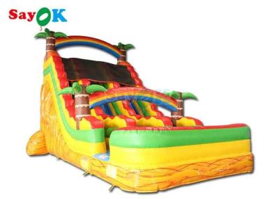 China Inflatable Jumping Bouncer PVC Tarpaulin Inflatable Water Slides Commercial Kids Pool Waterslide for sale