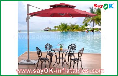 Cina Ombrello di spiaggia all'aperto di Sun resistente UV di piegatura, parasole cinese del giardino in vendita