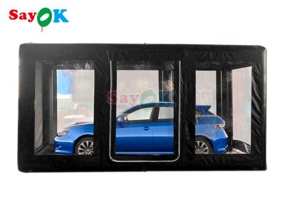 China 16.4FT Cobertura de carro inflável hermético protetor de carro inflável vitrine carro portátil garagem à venda