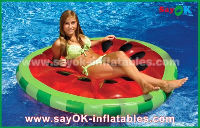China Yellow / Red / Fruit Slice Pool Float Raw Inflatable Pool Toys For Swimming for sale