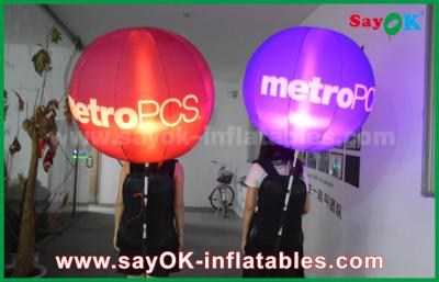 China Changeable Led Lights Backpack Balloon Inflatable Light Decoration Rental Business for sale